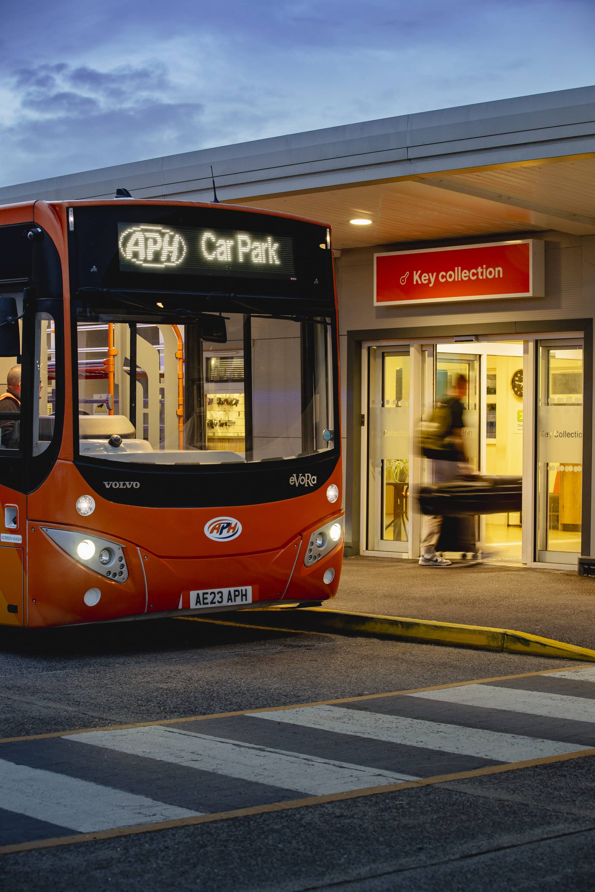APH Park and Ride Shuttle Bus at Gatwick Airport